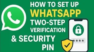 How to set up | WhatsApp two step verification & Security |  WhatsApp per pin set kaise karen