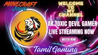 🔴 LIVE NOW 🔴 Minecraft Java Tamil Live Gameplay