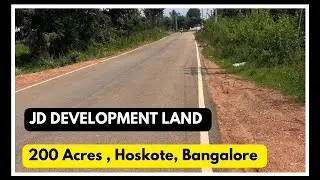 200 Acres, jd development land available || hoskote, Bangalore || Hoskote to Chintamani