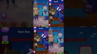 When Dad tells you to sleep My Talking Tom 2 😅 #shorts #tom #cartoon #mytalkingtom2 #viral #cat