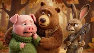 Fixing a Toothache with Friends 🐰🔧| An Unlikely Rescue | Funny Adventure Animation