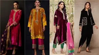 Velvet Dress Designs |Velvet Suit designing ideas|Velvet Suit #velvet #bstylish #velvetdressdesigns