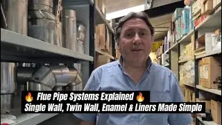 🔥 Flue Pipe Systems Explained 🔥 | Single Wall, Twin Wall, Enamel & Liners Made Simple