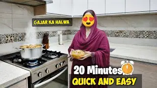 Quick Gajar Ka Halwa in Just 20 Minutes✨😋 | Easy Method👌