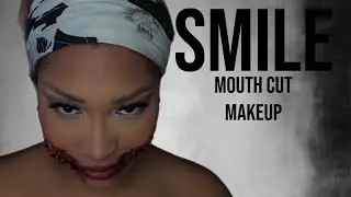 CREEPY CUT SMILE HALLOWEEN SFX MAKEUP