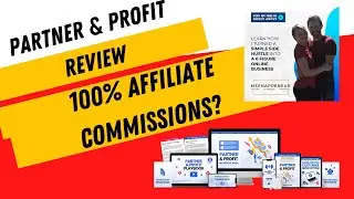 Partner & Profit Review - ⚠️ My No B.S. Review and ⚠️Limited Time Custom Bonuses⚠️ 100% Commissions