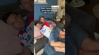 POV: I said no phones on movie night&hellip; and then he grabbed his 😅📱