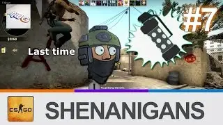 CS:GO funny moments - Oh no! He's gonna flash us in - TS scrubs #7