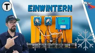 pH und Chlor Dosieranlage: Einwintern