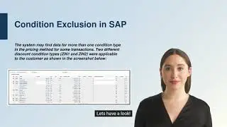 Condition exclusion in SAP