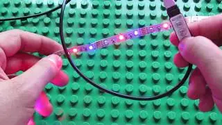 Unboxing 5V 0.5M LED Strip Tape Lamp with USB Cable