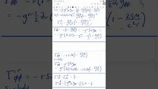 Schwarzschild metric and Christoffel symbols