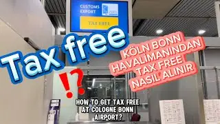 K&Ouml;LN BONN AİRPORT TAX FREE  #taxfree #cologne #k&ouml;ln #travel #shopping #deutsch #gezi #deutschland