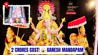 India&rsquo;s First 40 Feet LED Ganesh Idol in Hyderabad | Esamiya Bazar Koti 🔥 Must Watch!
