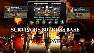 War Commander: Survivors 80 - Boss Base for Elite Siege Squadron (Free Repair)