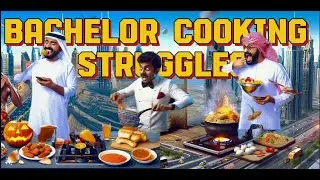 இவனுங்கள எல்லாம் வச்சு சமைக்குரதுக்குள்ள🤯 | Cooking Struggles 🥵| Bachelor Survival 🤧| Dubai Life |