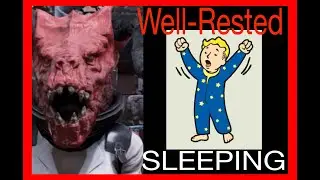 Quick Guide: RESTING Fallout 76 sleeping bag C.A.M.P. difference between well rested & rested Bed