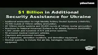 Colin Kahl details $1B Ukraine military aid package