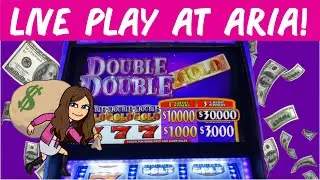 $15 DOUBLE DOUBLE GOLD Slot Machine - Live Play!  Jackpot....? :)