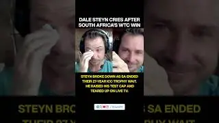 Raw Emotion: Dale Steyn in Tears After South Africa's WTC Triumph