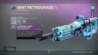 Nice Tier 5 Mint Retrograde - Destiny 2 Renegades