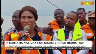 Pru East NADMO and Ghana Navy sensitise Yeji residents on life jacket usage and water safety