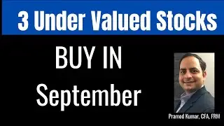 Top 3 Stocks to BUY in September (Undervalued)