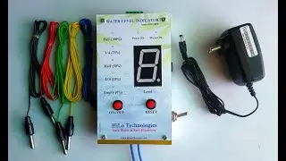 Digital Water Level Indicator | Auto Motor On/Off | Water percentage | Siren Indication