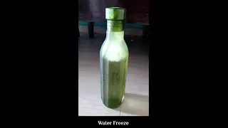Instant water freeze / RS 💡 #shorts #science #experiment #fun #rsbulb