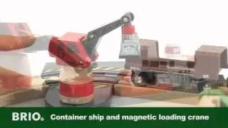 Circuit de train BRIO activit&eacute;s portuaires (33061) sur bilboquet.com