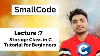 Storage Class in C Tutorials in Hindi