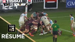 TOP 14 Season 2025-2026 D08 - Summary Union Bordeaux-B&egrave;gles - Aviron Bayonnais