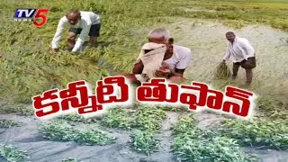 కన్నీటి తుఫాన్..| Thousands Of Acres Crop Damage | Mahabubnagar district | TV5 News