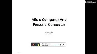 Micro Computer | Types of Computer | Lecture 3