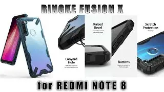 Ringke Fusion X unboxing for Redmi Note 8
