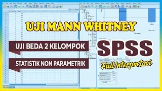 Tutorial Lengkap Uji Mann Whitney SPSS ➡️ Uji Mann Whitney U Test SPSS ‼️