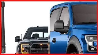 Усовершенствуйте свой Ford F-150 с помощью стильной 7-дюймовой низкопрофильной антенны.