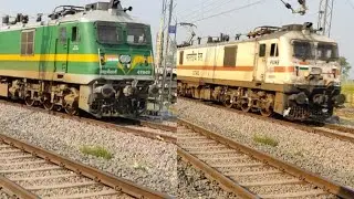 Multiple Train High Speed Crossing Video Rail World