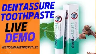 Vestige Dentassure Toothpaste live Demo Bangla || Veatige Marketing Pvt Ltd || Cell -01633381743