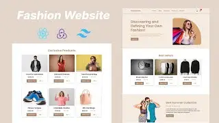Build Responsive Fashion Website Using React JS , Redux And Tailwind CSS #webdesign #webdevelopment