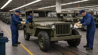 Inside the 1941 Willys Jeep Factory How America Built the Vehicle That Won WWII in 80 Seconds