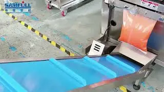 Cucumber with tomato sauce packing machine