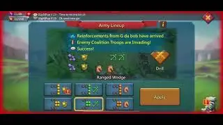 Taking a Rally without reins! (As a Rein Trap) Lords Mobile