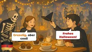 10 German Conversations for Beginners (A1–A2) | Halloween Stories and Vocabulary Practice