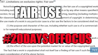 Fair Use Clause, Section 107, Copyright Act of 1976