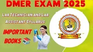 DMER EXAM 2025|Lab Technician and Lab Assistant Syllabus| #dmer2025#dmer