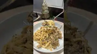 Creamy Sausage Mushroom & Chestnut Pasta