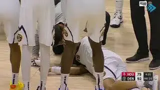Jamal Murray was injured in Houston Rockets vs Denver Nuggets