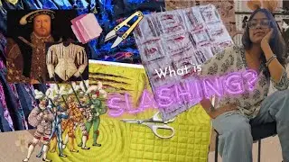 How to do slashing? || Fabric Ornamentation ||