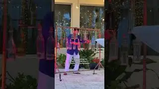 Destination wedding vibes are different, in the best way. #destinationwedding #weddingentertainment